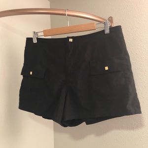 Women’s Liz Claiborne Black Shorts 14 Gold accents